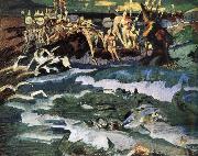 Mikhail Vrubel Thirty-three warrior oil painting reproduction